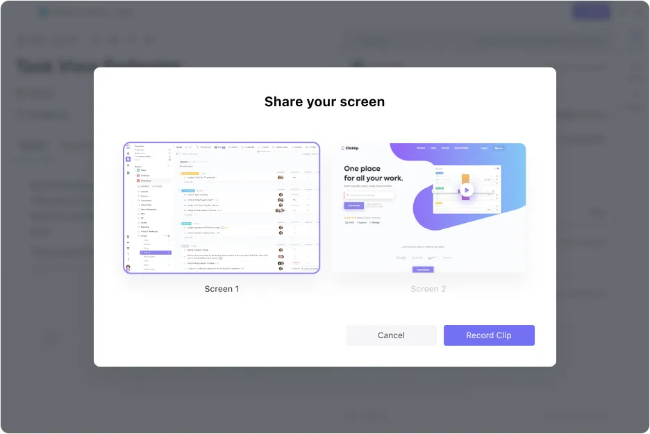 ClickUp Clips: come acquisire uno screenshot a scorrimento in Chrome
