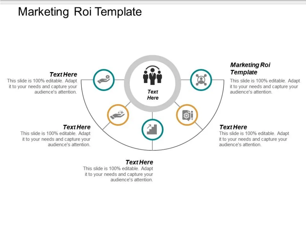 Plantilla de ROI de marketing de SlideTeam