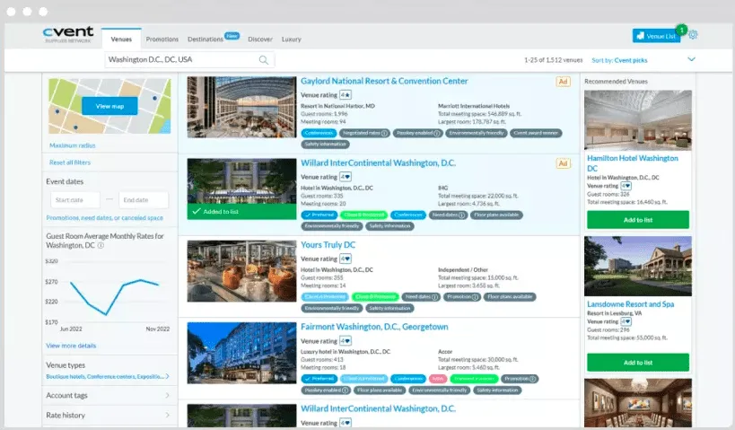 Contoh CRM Manajemen Acara Cvent