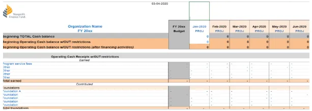 Template Proyeksi Arus Kas oleh NFF