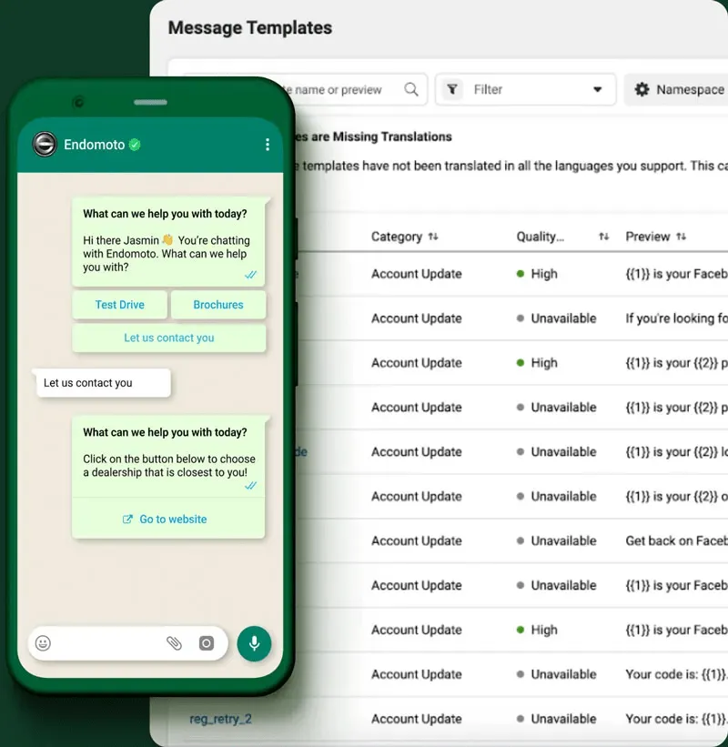 WhatsApp per la messaggistica aziendale