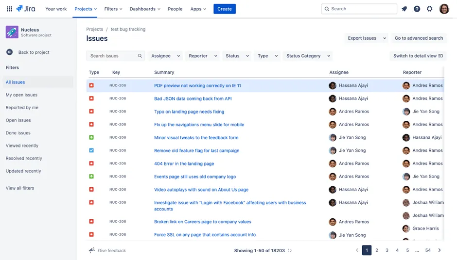 Jira のバグ追跡テンプレート:Jira ユーザーストーリーテンプレート