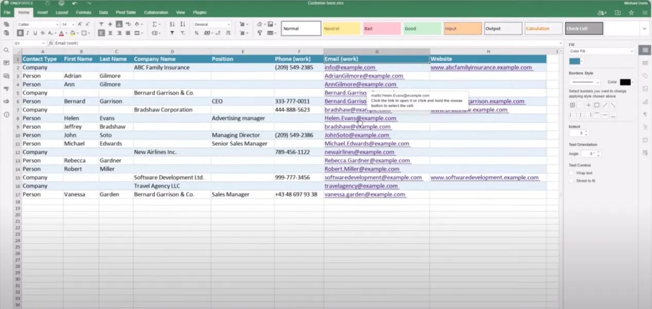 Logiciel de productivité OnlyOffice