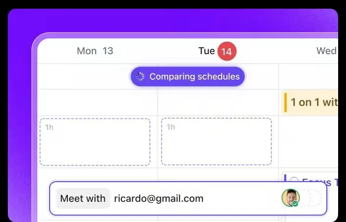 Calendario ClickUp: dai un'occhiata ai programmi del tuo team in un colpo d'occhio