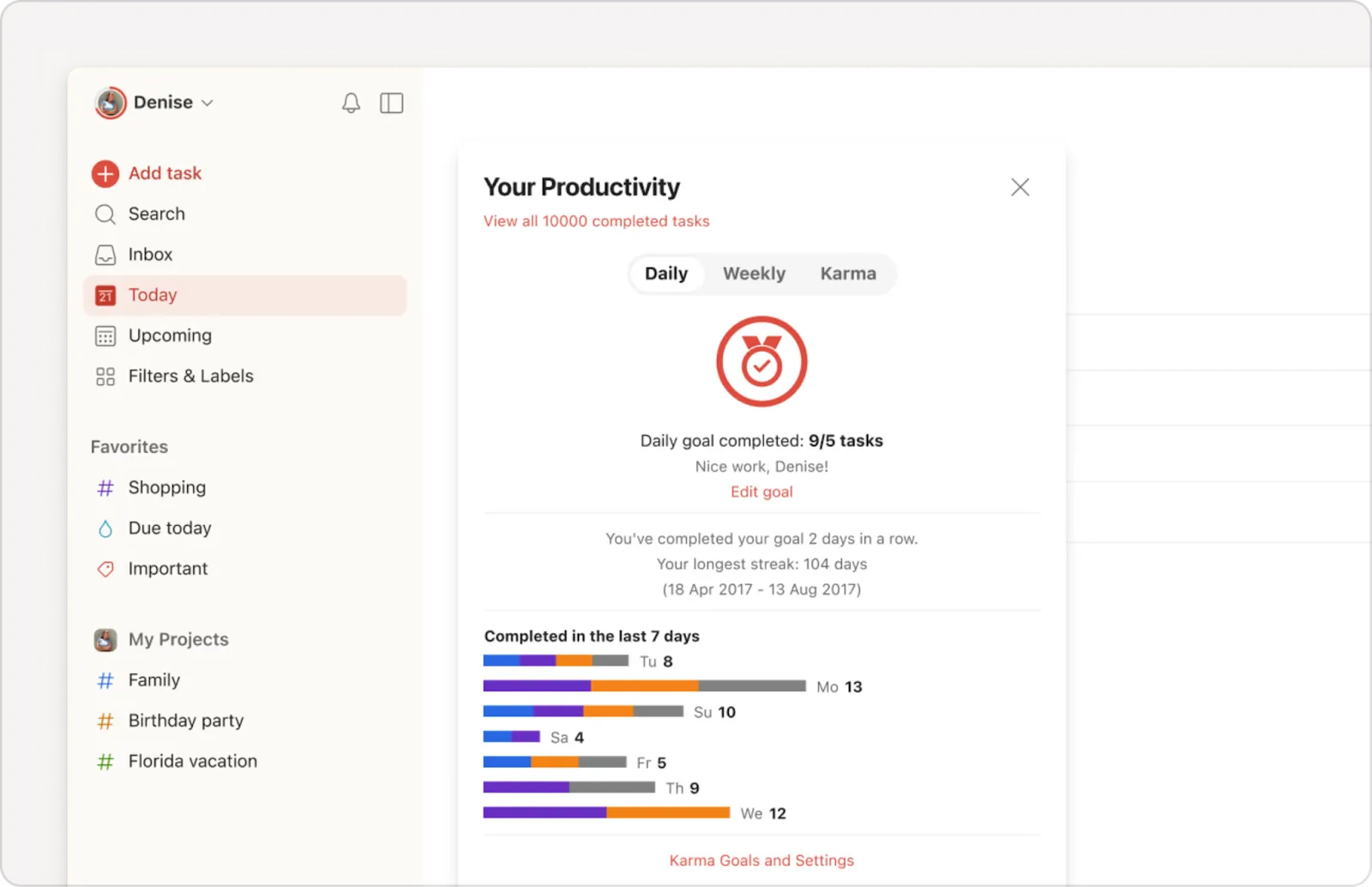 Todoist:AIリスト生成ツール