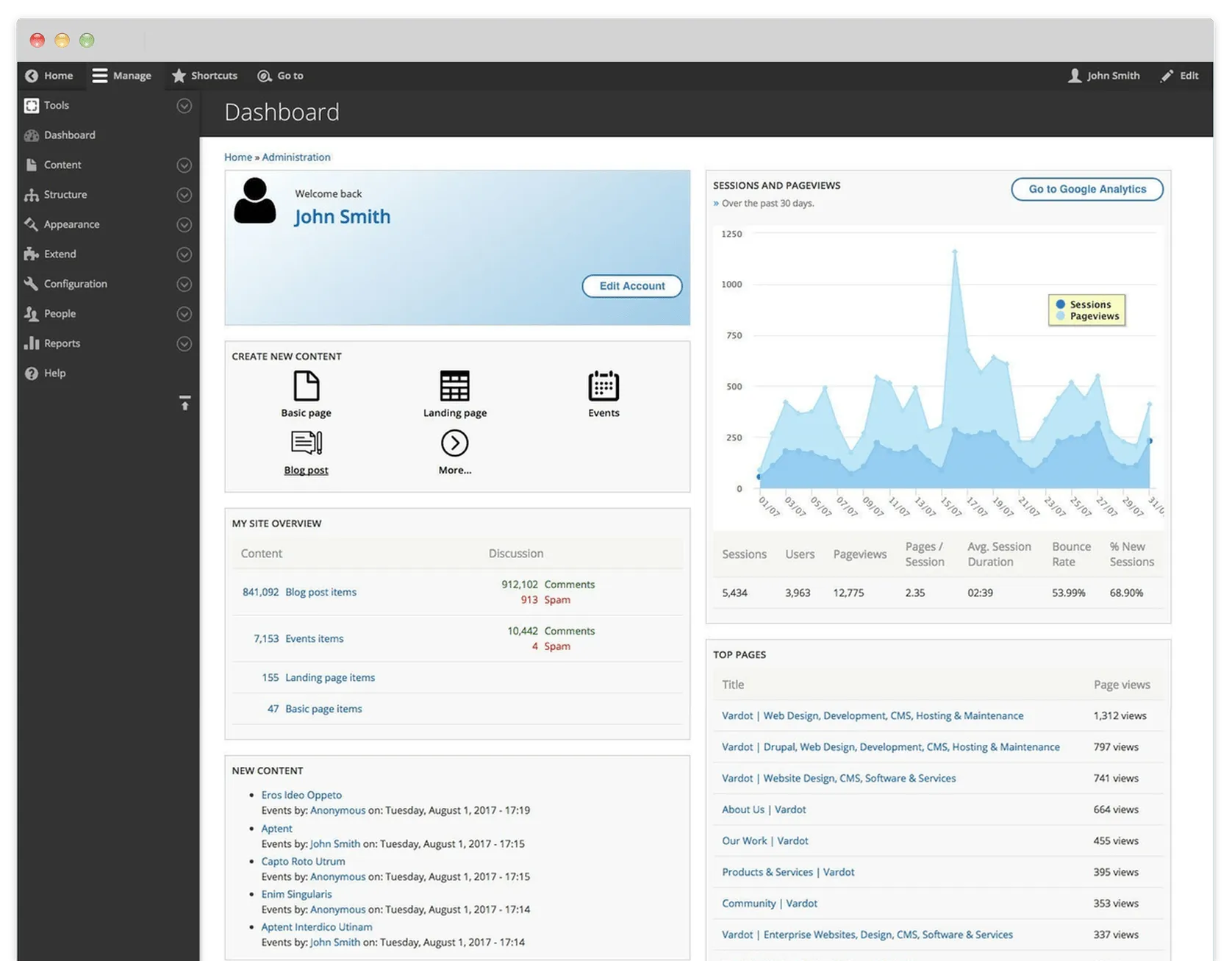 Drupal เป็นระบบจัดการเนื้อหาแบบโอเพนซอร์สที่มักใช้สำหรับเว็บไซต์ที่มีความซับซ้อนสูงและต้องการการปรับแต่งอย่างมาก