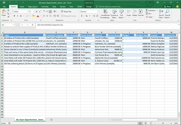 Microsoft Excel