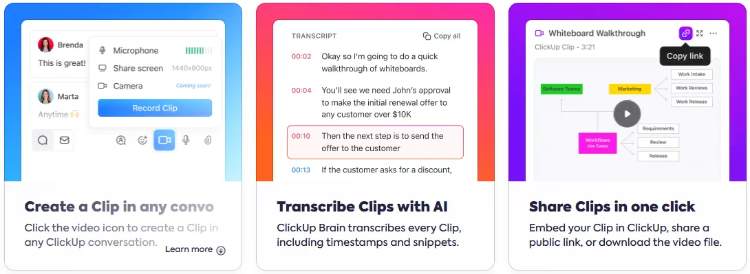 ClickUp Clips: come acquisire uno screenshot a scorrimento in Chrome
