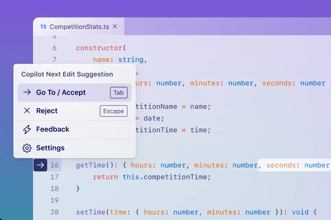 Suggerimenti e generazione di codice intelligente su GitHub Copilot