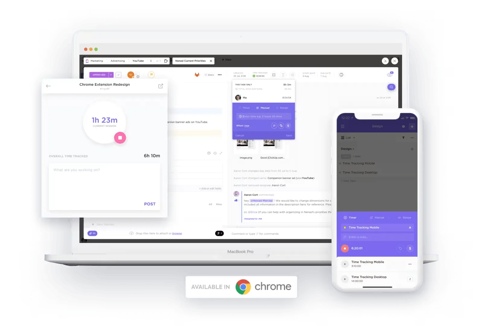 ClickUp Project Time Tracker