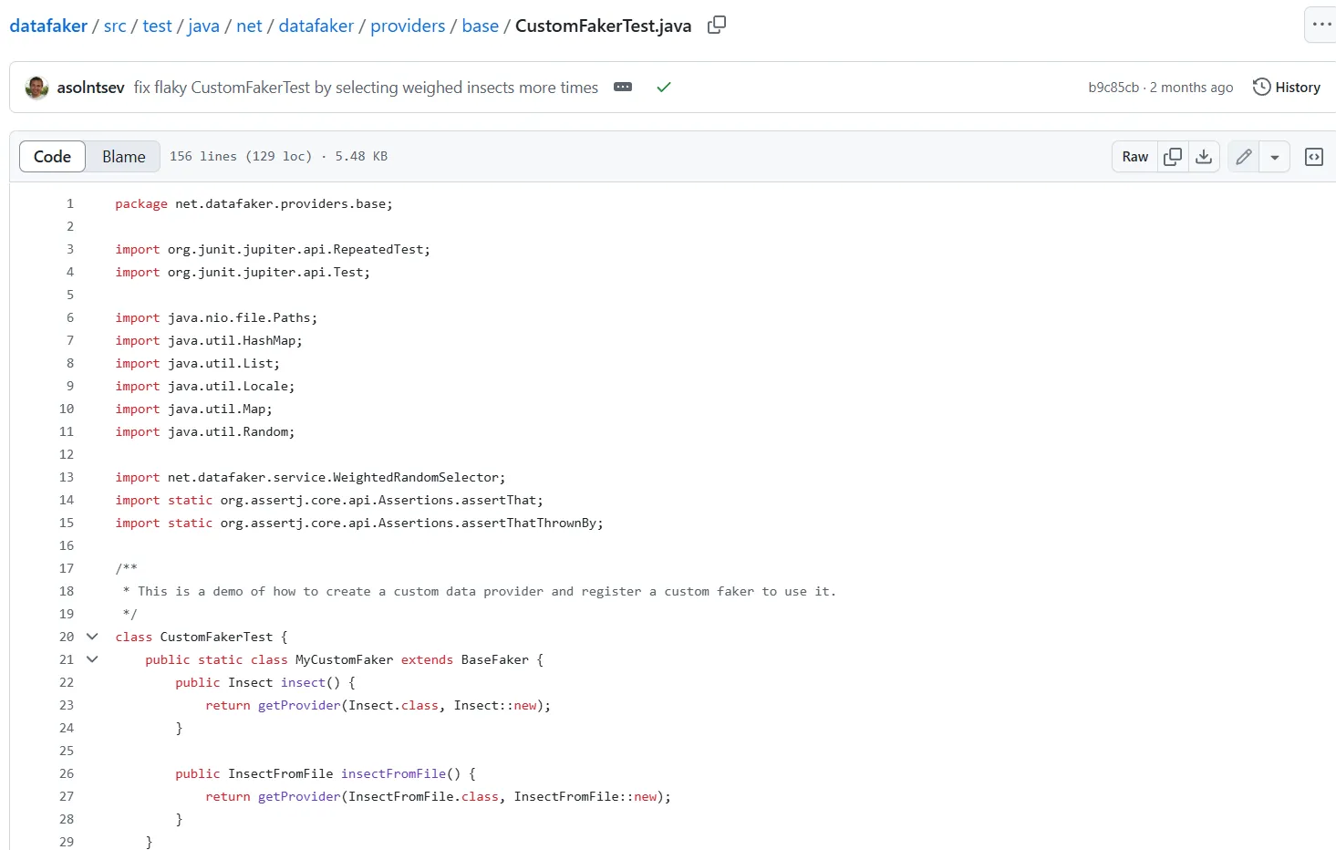 Datafaker