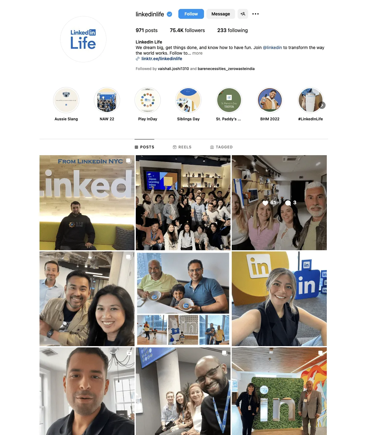 Perfil de LinkedIn