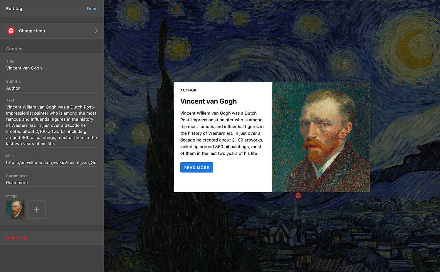 Painel do ThingLink para professores e escolas