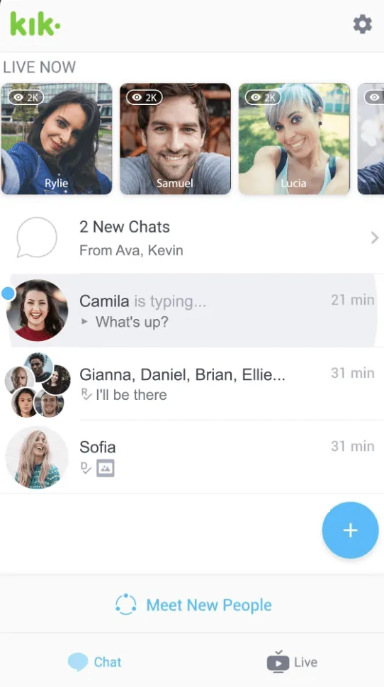 Discuter KIK Messenger