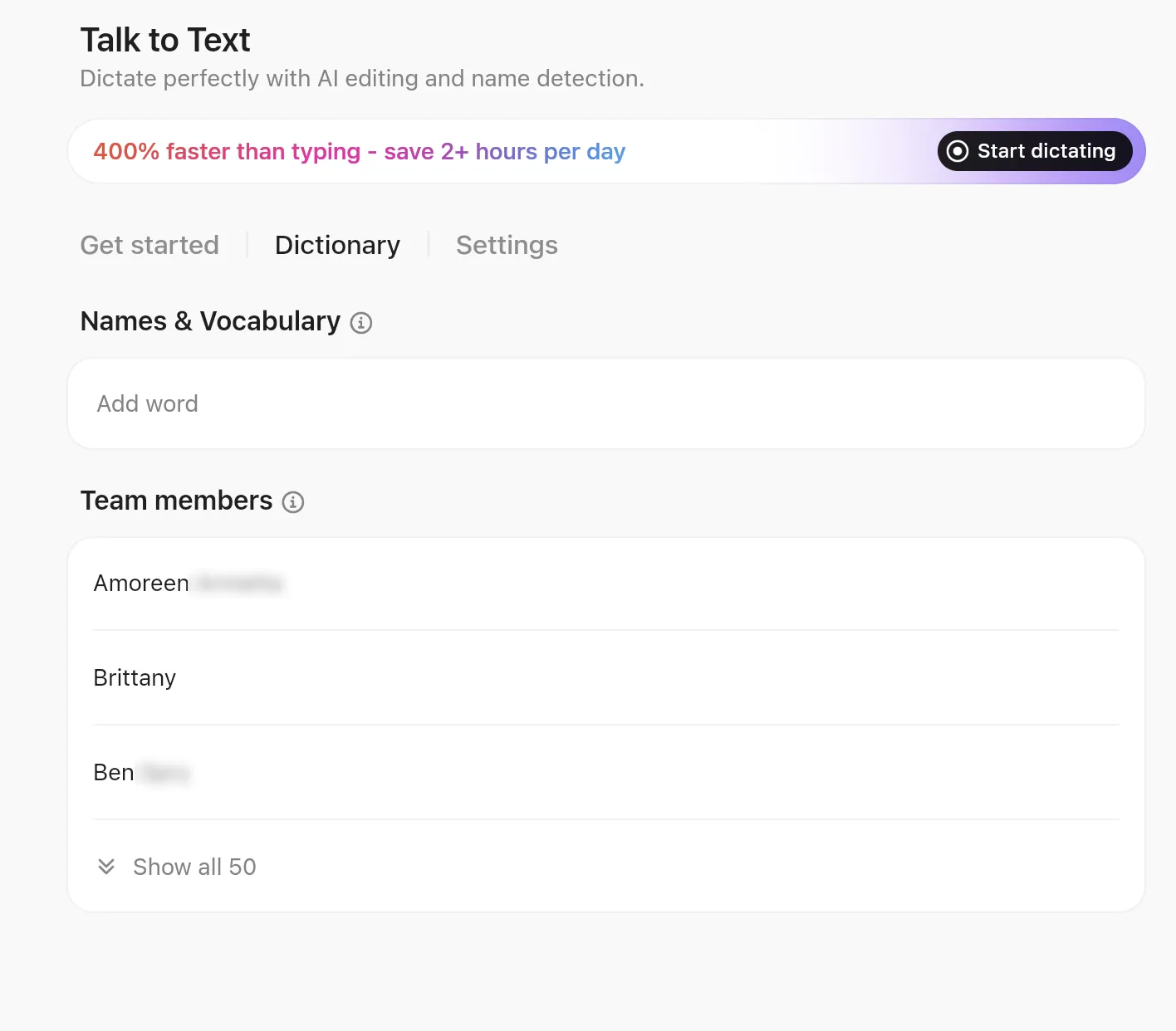 ClickUp Talk to Text a munkavégzés menedzsmentjéhez és a produktív cselekvési tervekhez
