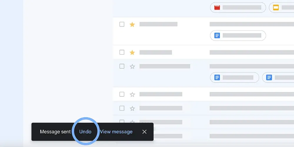 Hủy gửi email