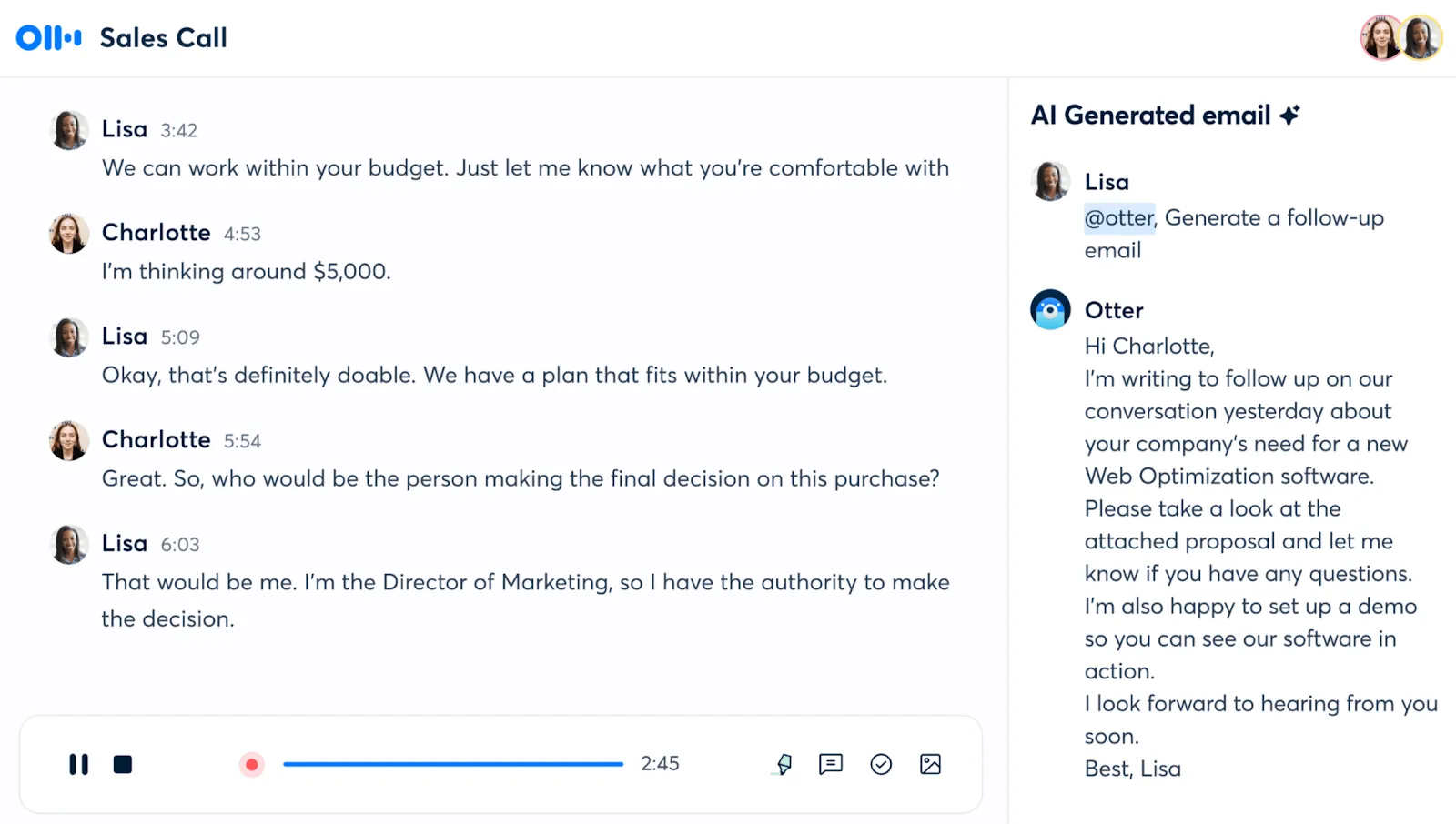 Otter.ai: KI-Sprachassistent mit wichtigen Features für Meetings