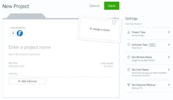 Alternativen zu 17hats: Die neue Seite für Projekte von FreshBooks