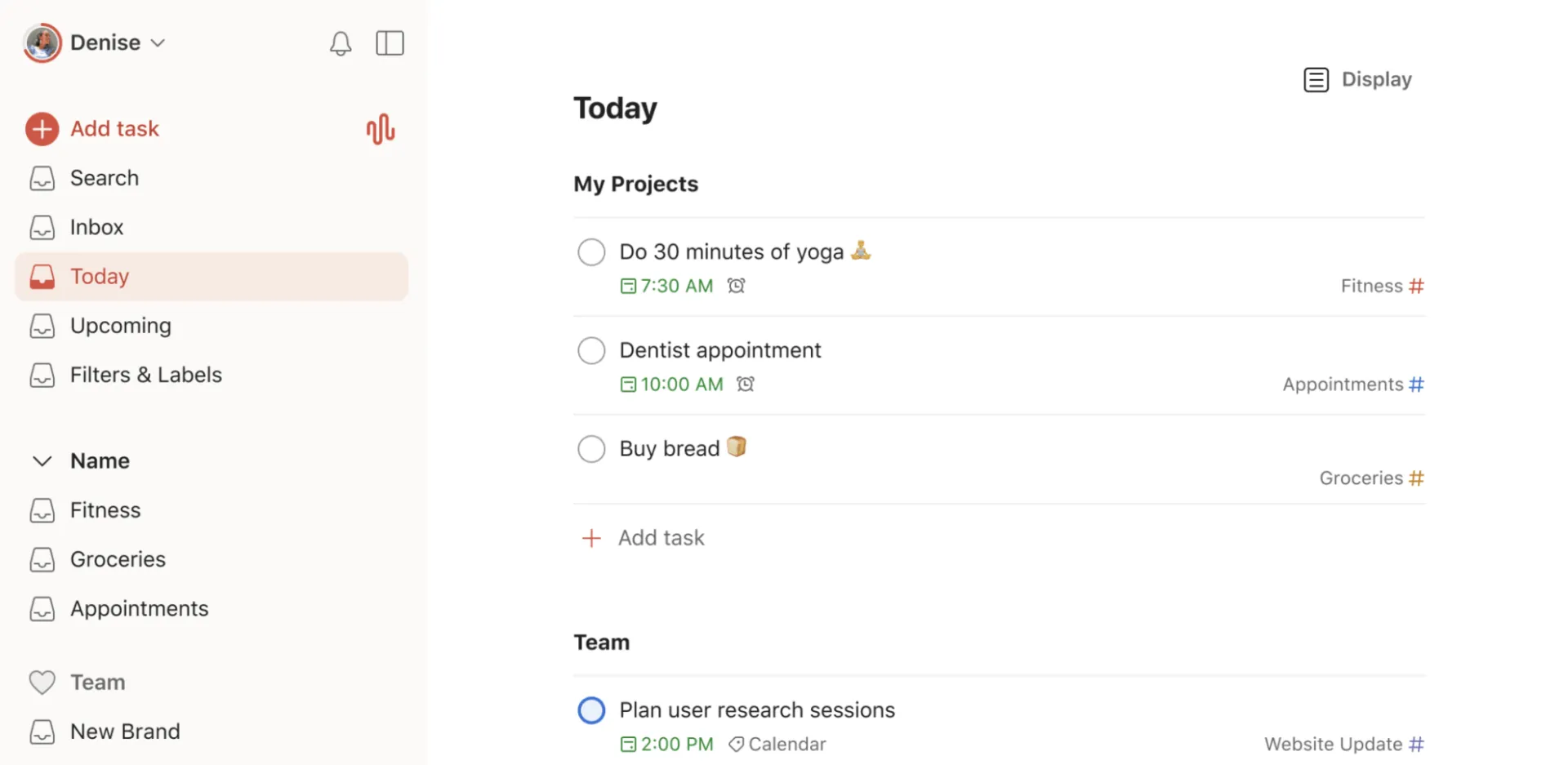 via Todoist
