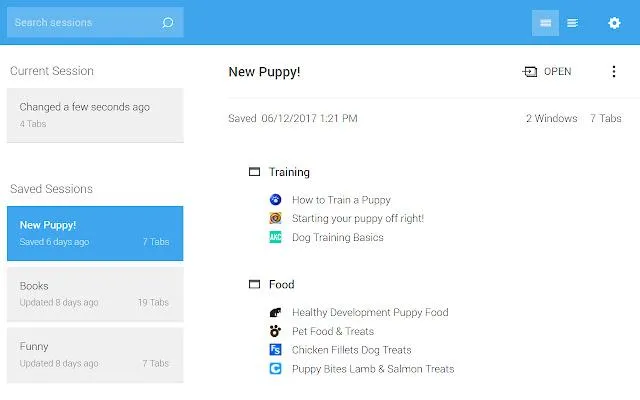 Gestiona las pestañas y los marcadores de forma más eficiente con la extensión Session Buddy para Chrome.