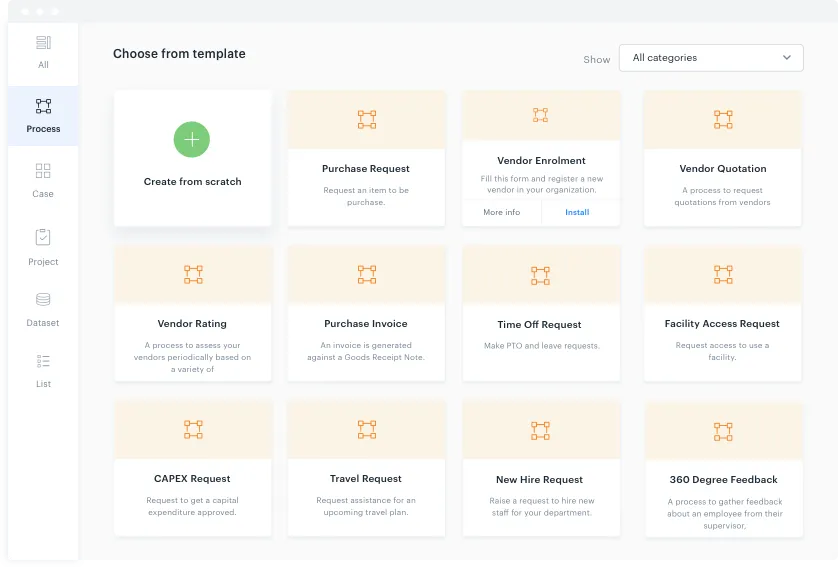 Kissflow: dashboard unificata che offre informazioni in tempo reale sulle attività e le approvazioni dei flussi di lavoro tra i team.
