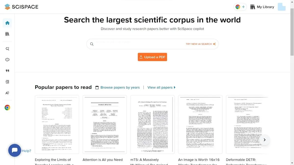 SciSpace (precedentemente Typeset.io)