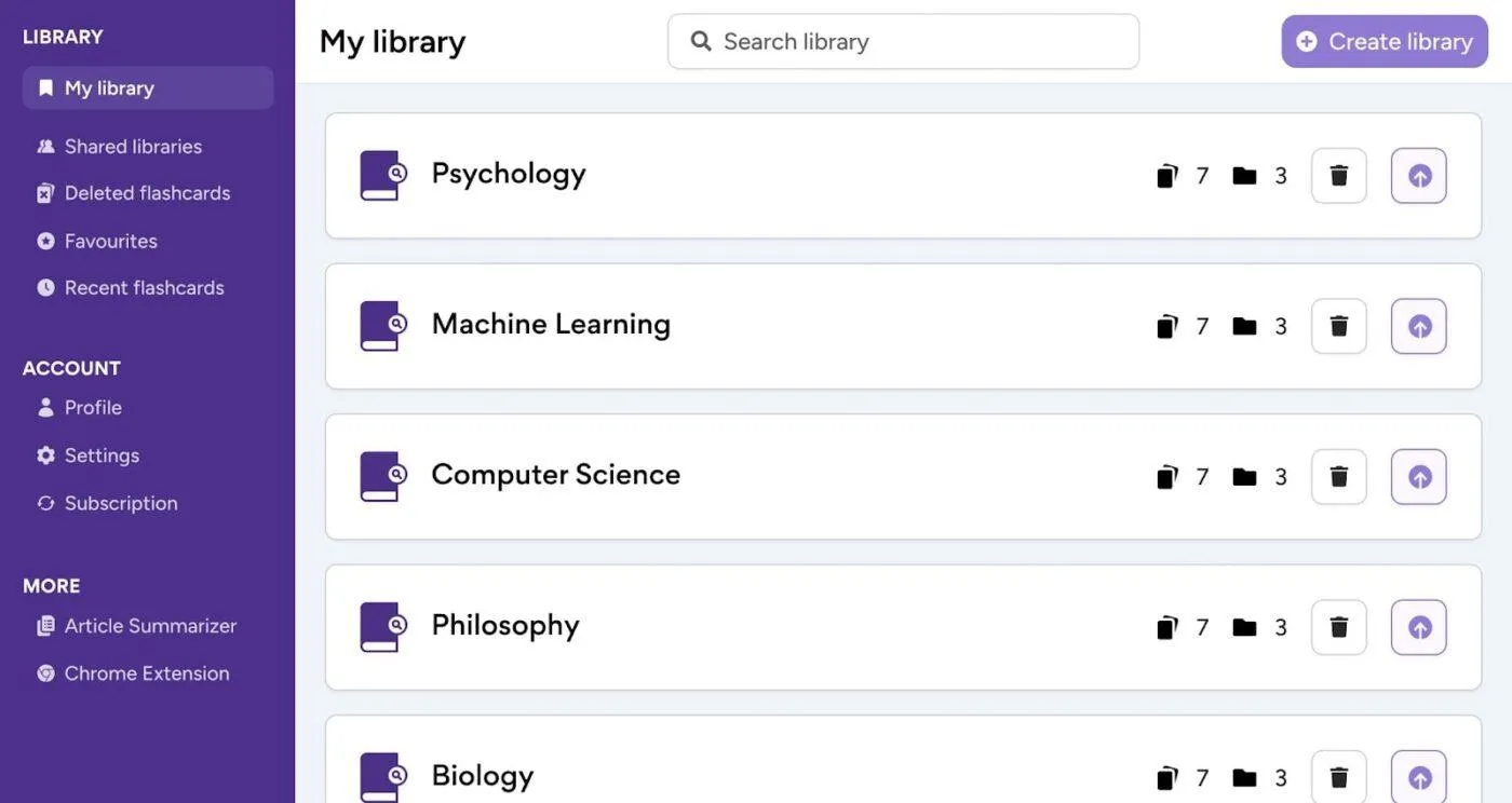 Scholarcy (Tốt nhất để chuyển đổi các tài liệu dài thành các bản tóm tắt dễ trích dẫn)
