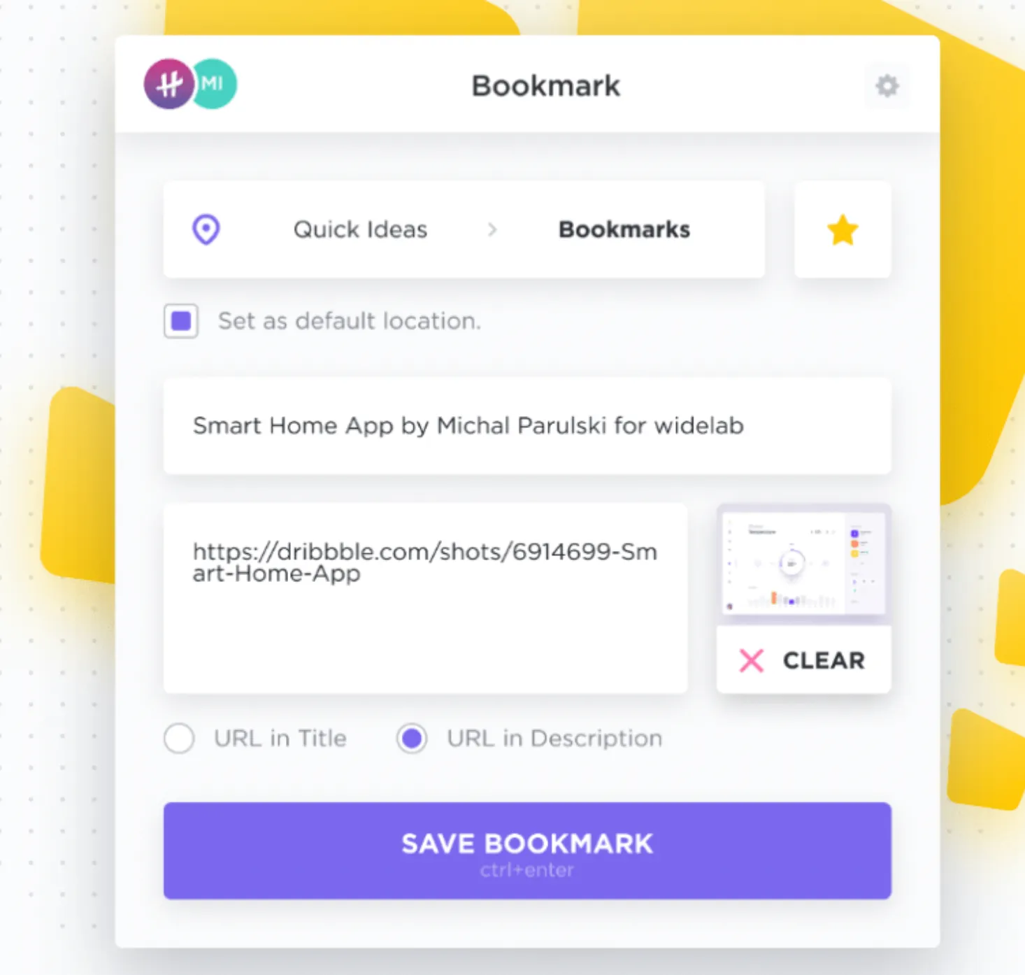 Extensión de ClickUp para Chrome