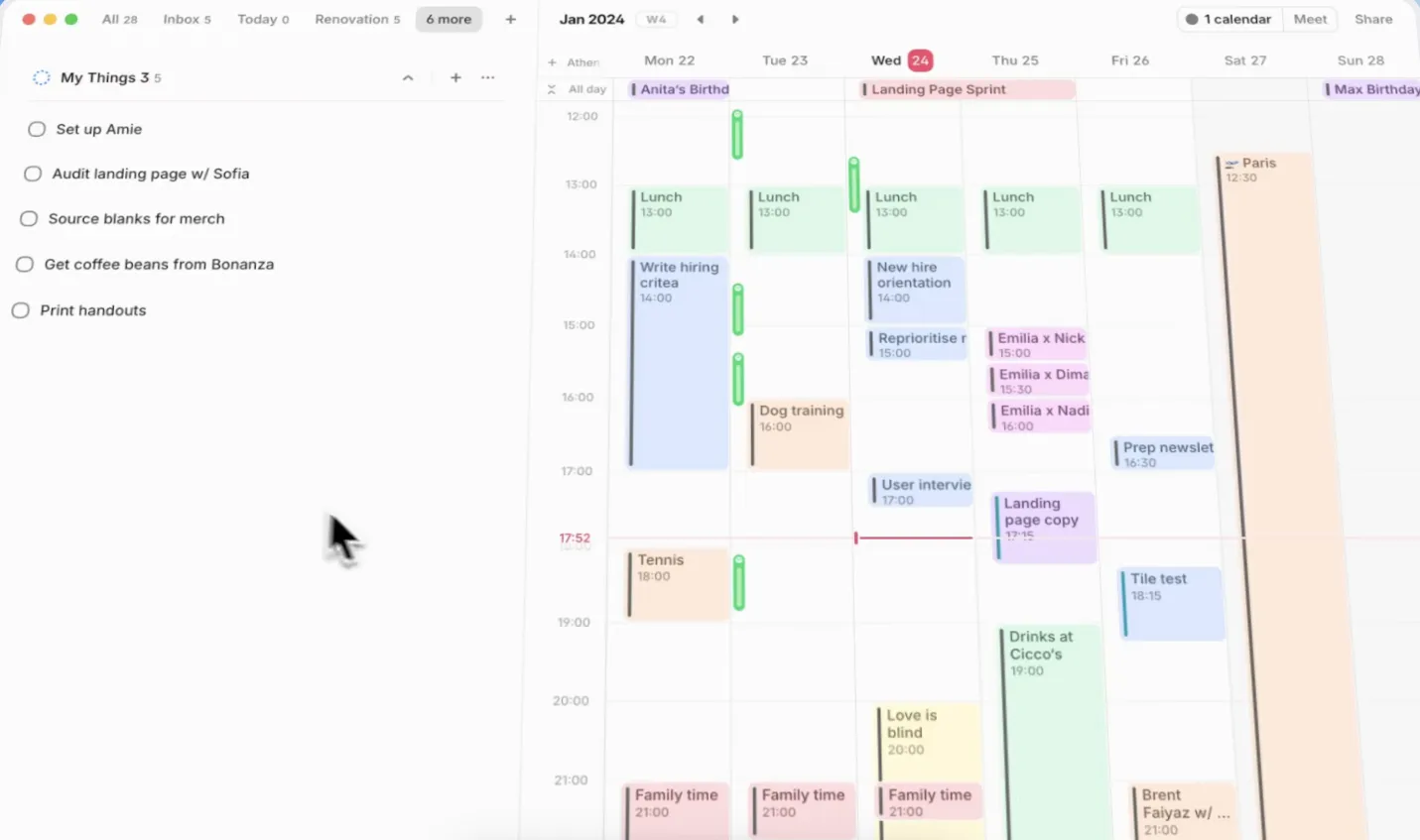 Morgen Calendar Alternative :  เอมี่