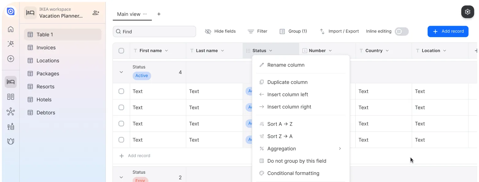 melalui Ninox: Alternatif Microsoft Access