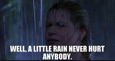 ฝนตกนิดหน่อยไม่เคยทำร้ายใคร gif