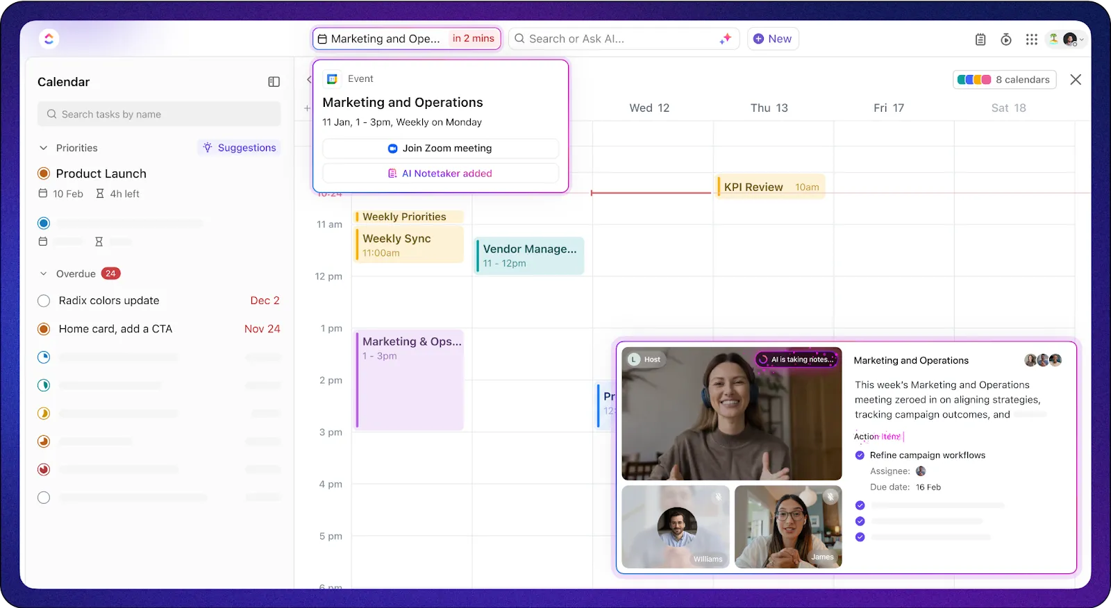 ClickUp AI Notetaker: Ottieni il massimo da Claude con ClickUp IA