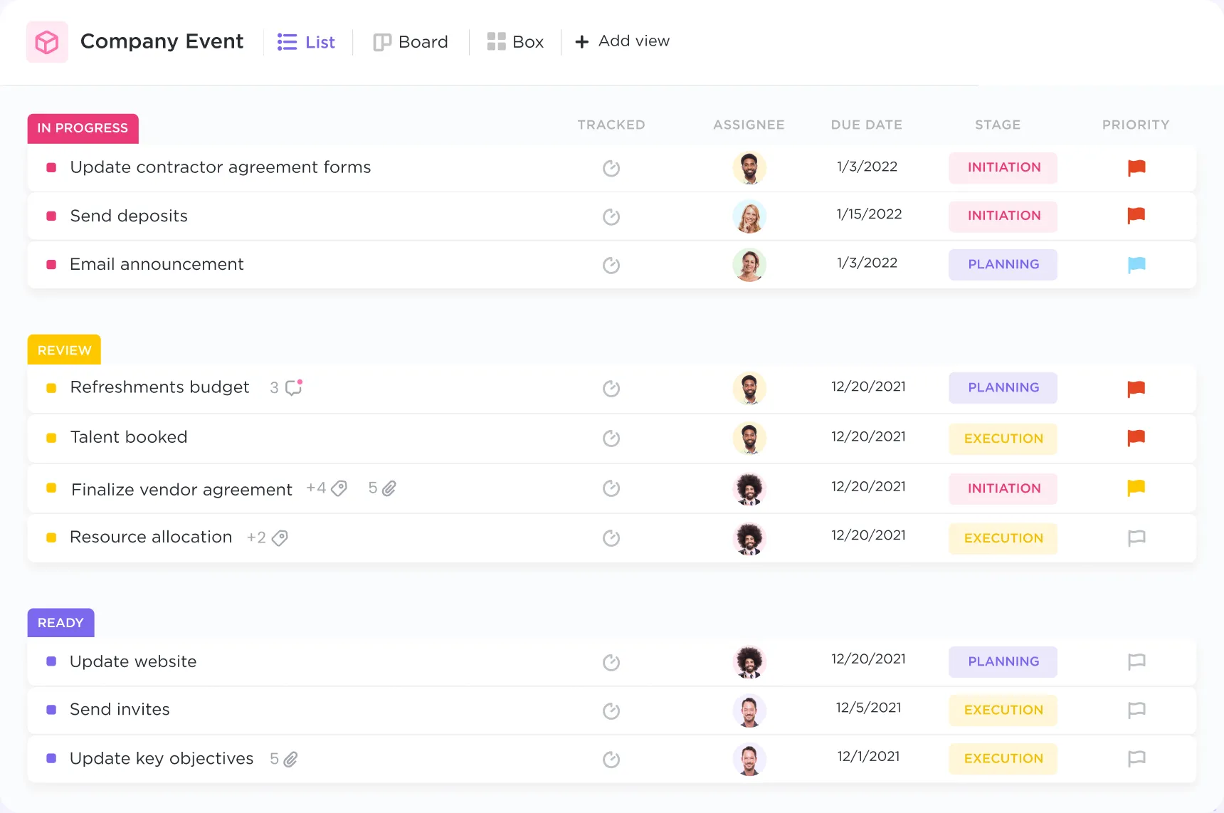 ClickUp Task Views