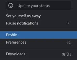 Slack-Profil