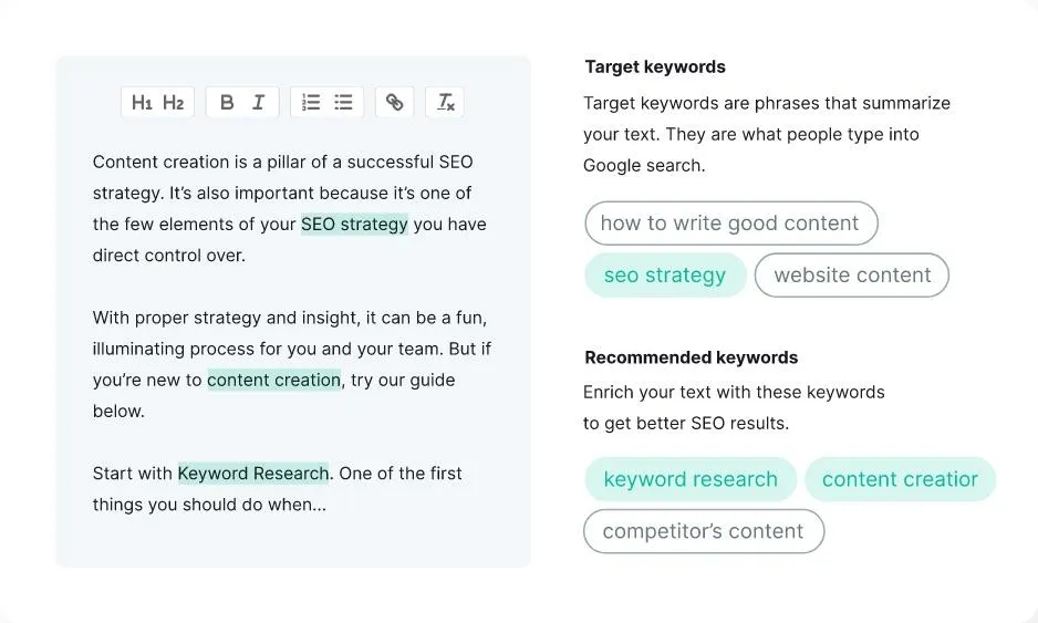 SEO Writing Assistant từ SEMRush nằm trong danh sách các lựa chọn thay thế Quillbot của chúng tôi