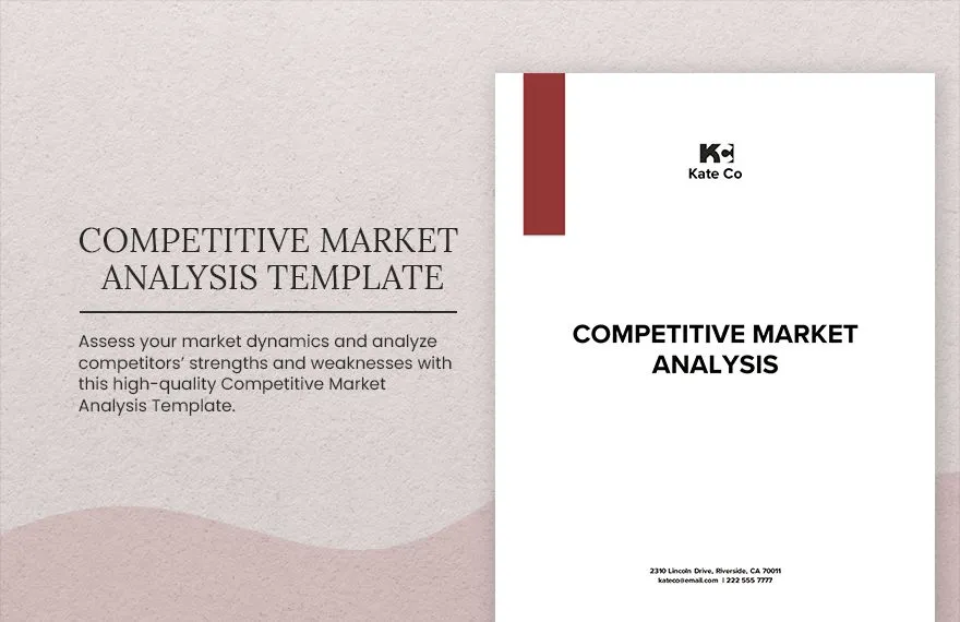 Modelo de análise de mercado competitivo
