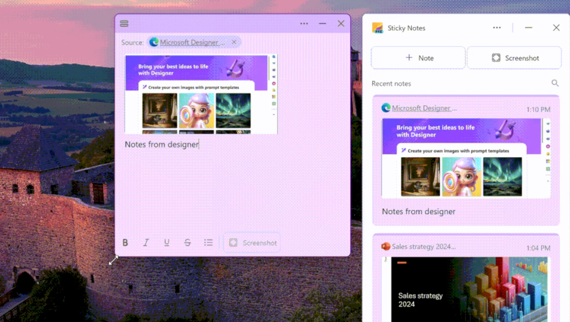 출처: Microsoft Sticky Notes