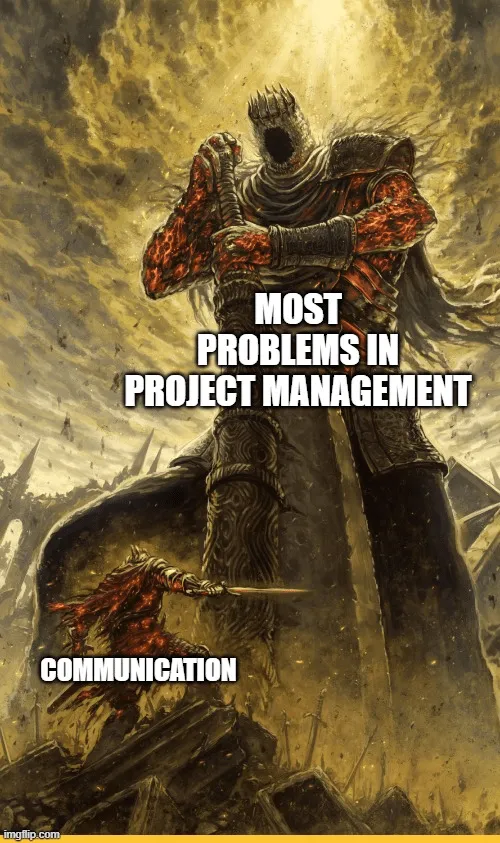 Projektkommunikációs mém