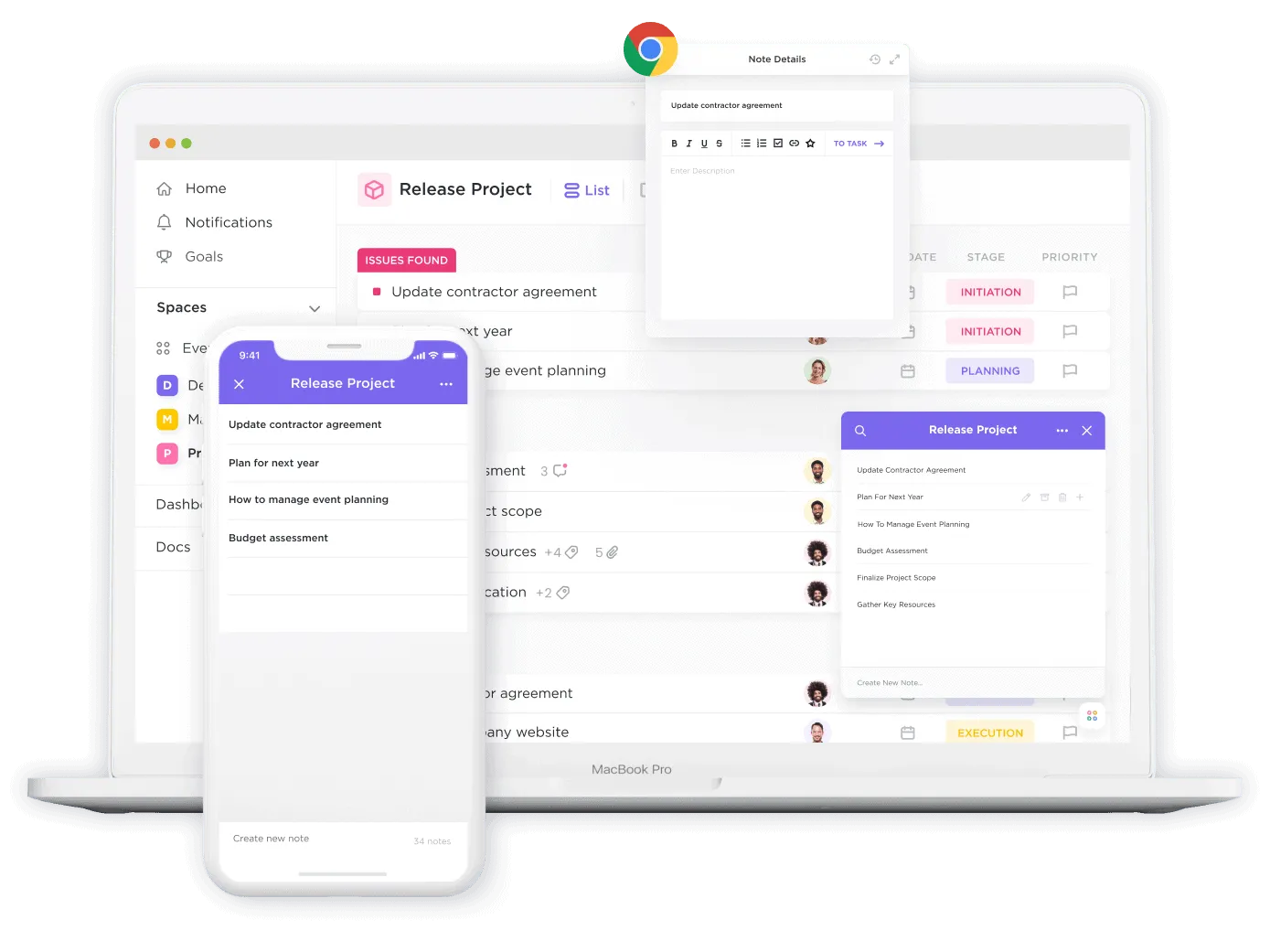 Bloc de notas ClickUp: método Zettelkasten