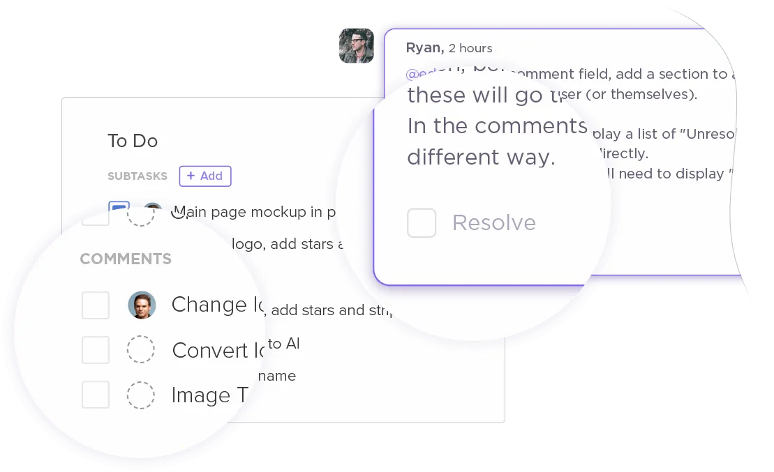 Commentaires ClickUp