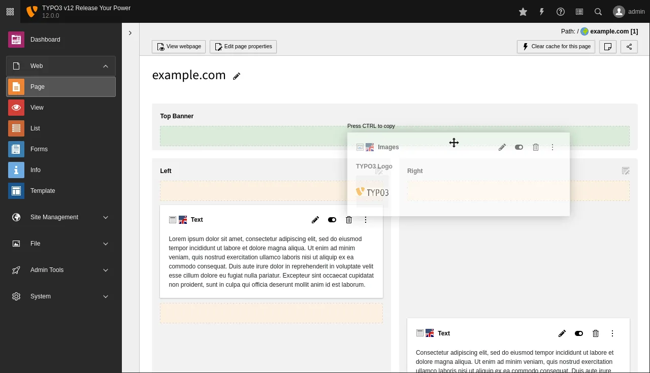TYPO3 เป็นระบบจัดการเนื้อหาสำหรับองค์กรแบบโอเพนซอร์ส