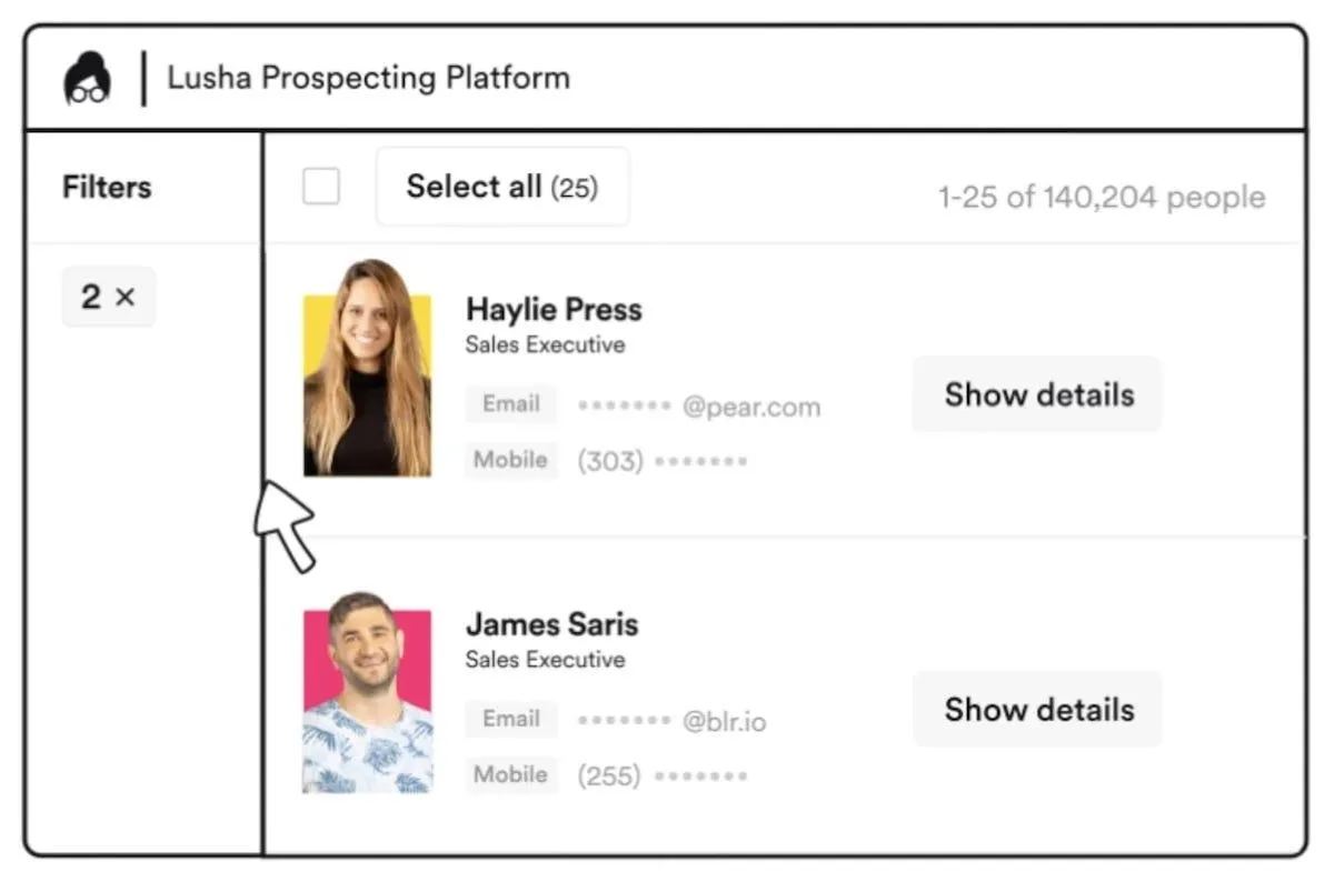 Software de gerenciamento de prestadores de serviços: Lusha