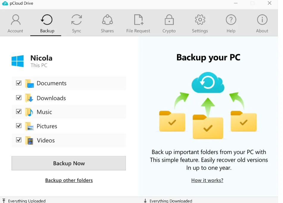 pCloud alternativa a OneDrive