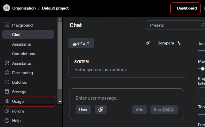 แดชบอร์ด API ของ OpenAI: การวิศวกรรมบริบทด้วย AI