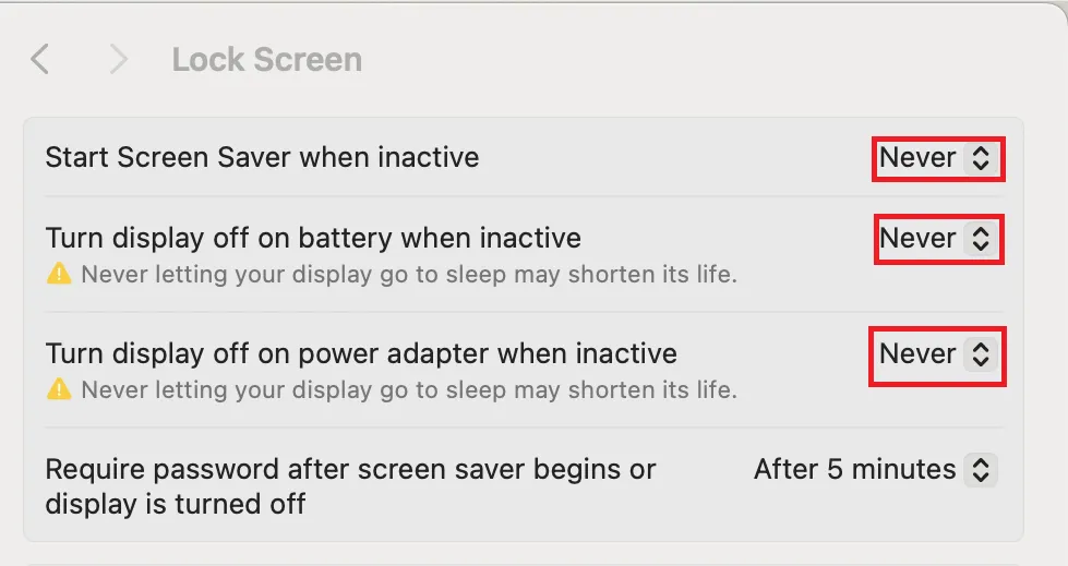 Pour Mac Empêchez votre appareil de se mettre en veille