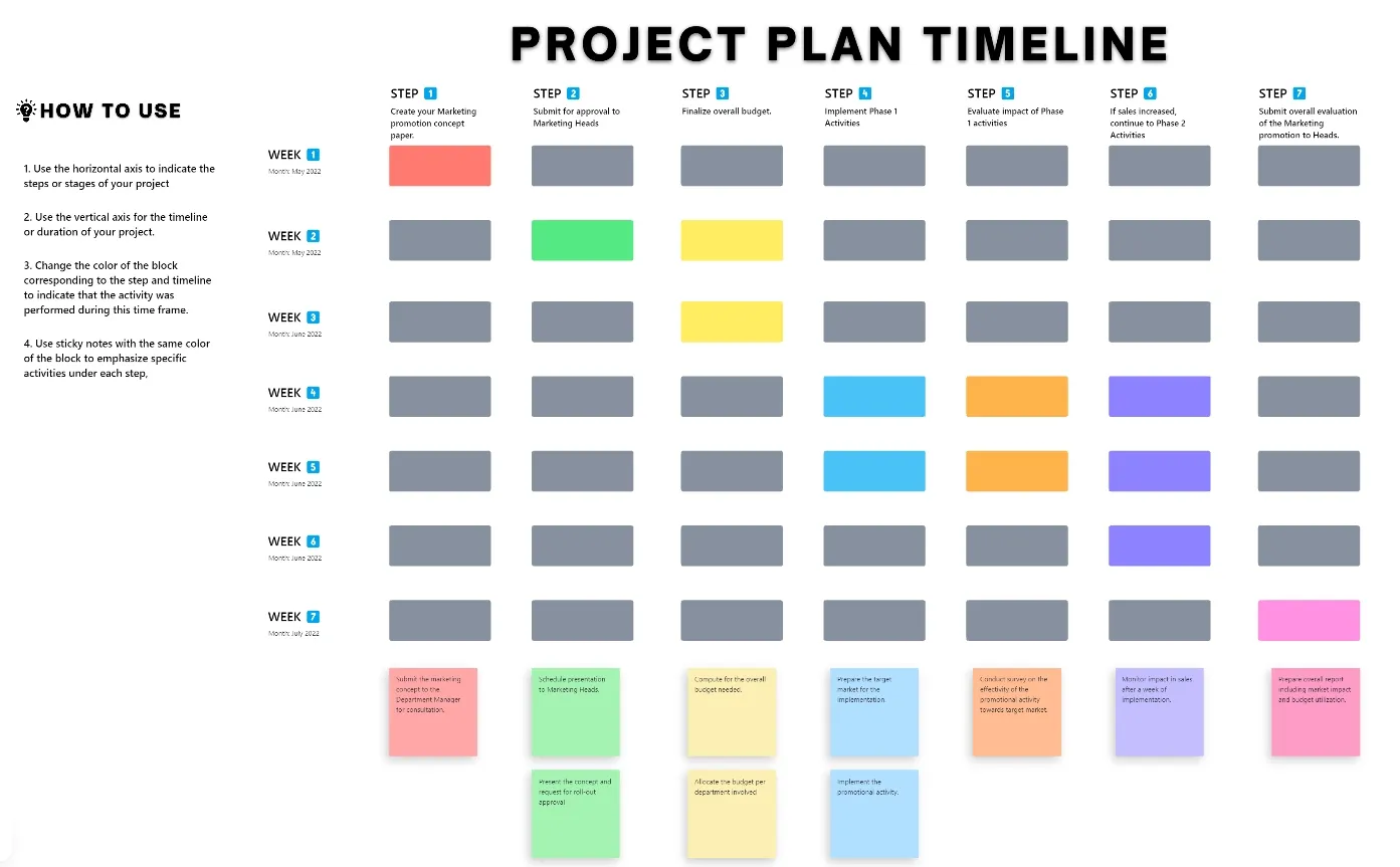 ClickUp projekt ütemterv táblás sablon