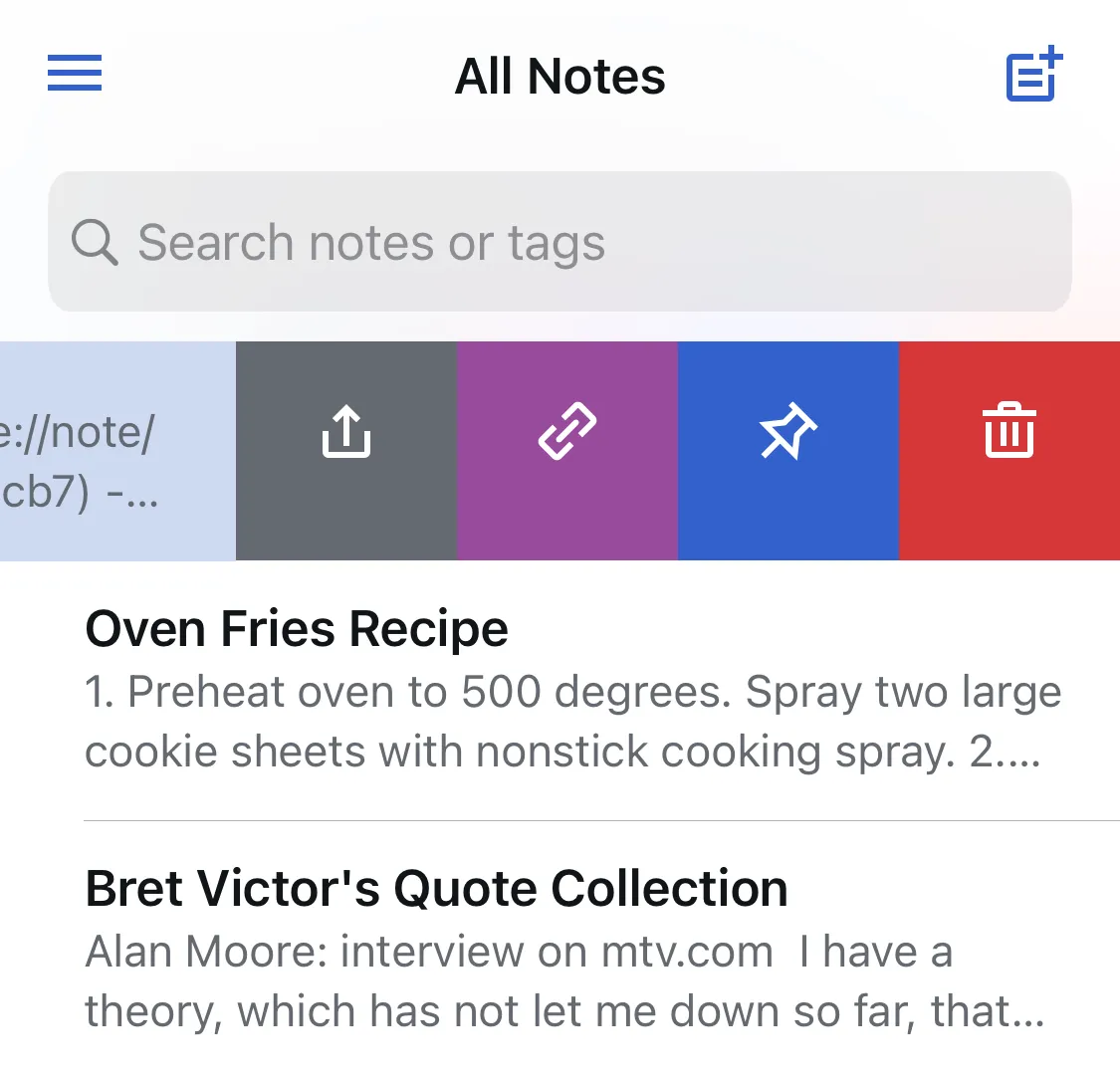 Simplenote Dashboard: Alternative zu Google Keep