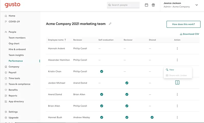Gusto Talent Management
