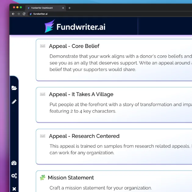 Fundwriter ai_보조금 작성 팀을 위한 AI tools