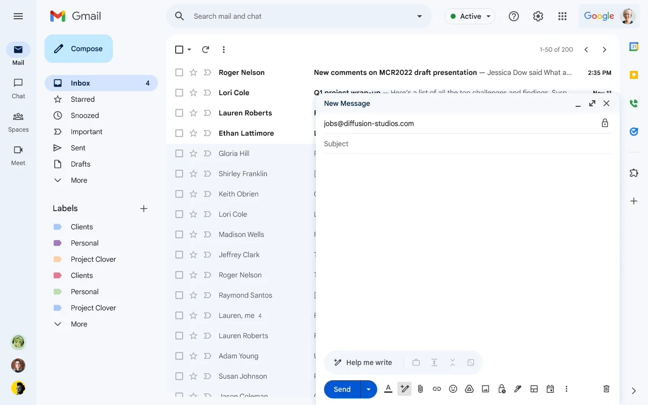 Gmail ช่วยฉันเขียน